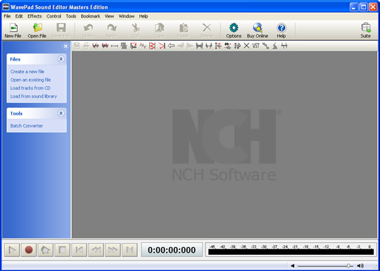 nch wavepad 5 audio editor